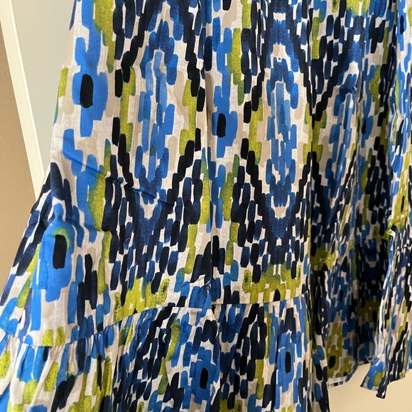 Nic + Zoe Diamond Dash tiered maxi skirt Designer size small - Picture 8 of 15